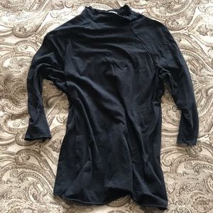 Free People Black 3/4 Sleeve